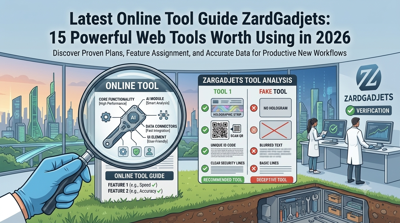 Latest Online Tool Guide ZardGadjets: 15 Powerful Web Tools Worth Using in 2026