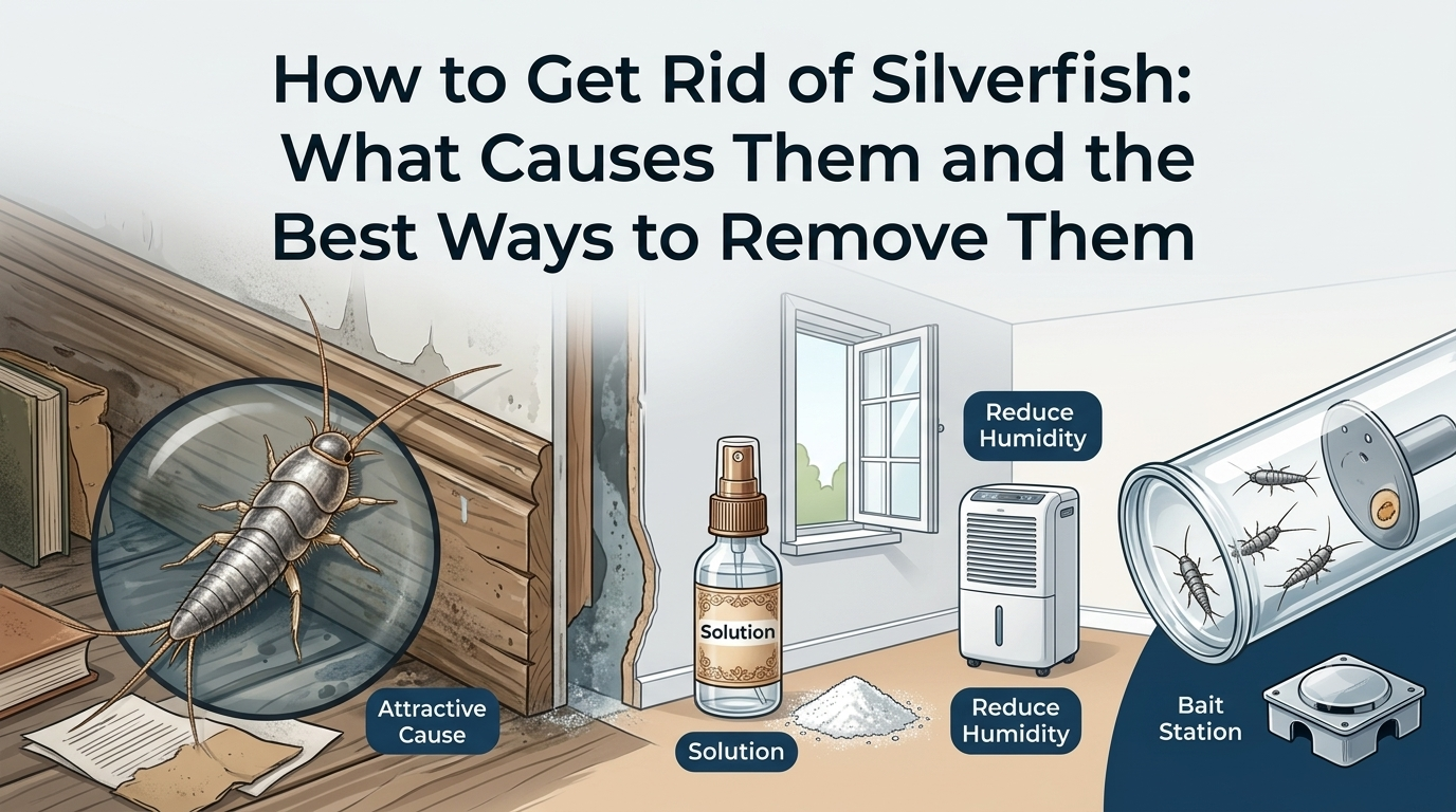 How to Get Rid of Silverfish: What Causes Them and the Best Ways to Remove Them