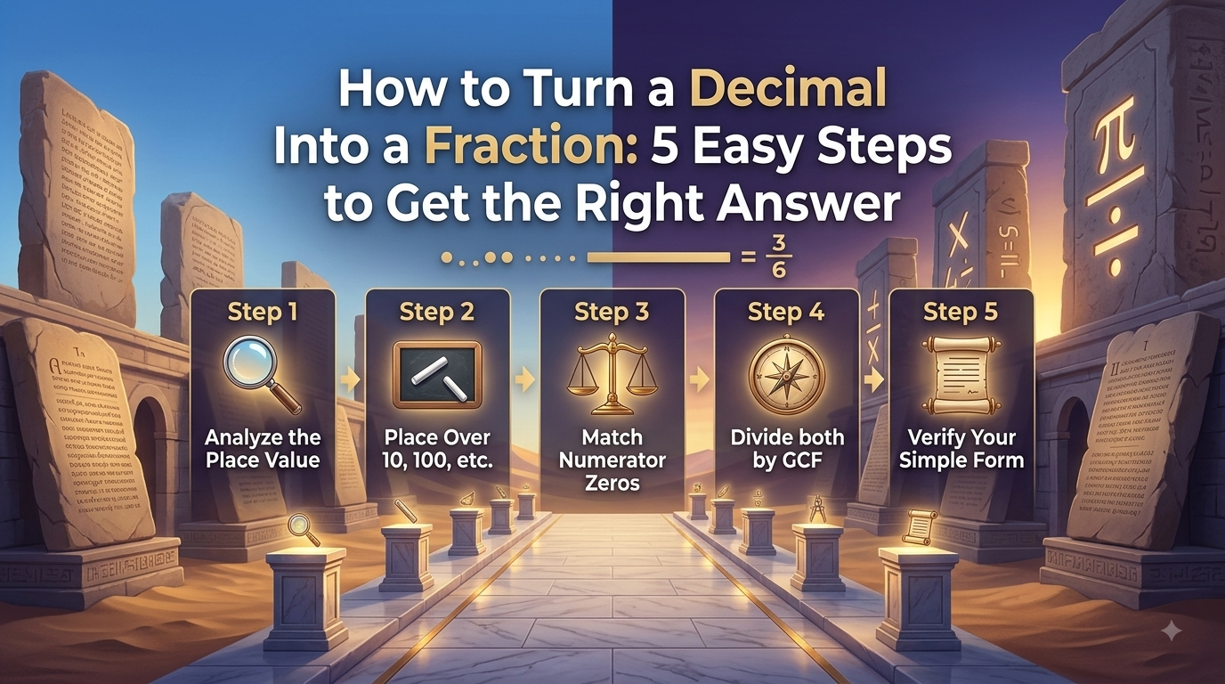 How to Turn a Decimal Into a Fraction: 5 Easy Steps to Get the Right Answer
