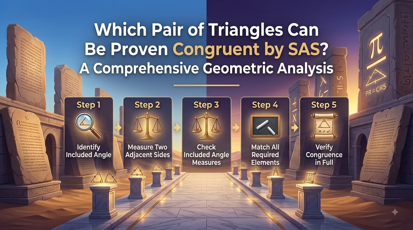 Which Pair of Triangles Can Be Proven Congruent by SAS? A Comprehensive Geometric Analysis